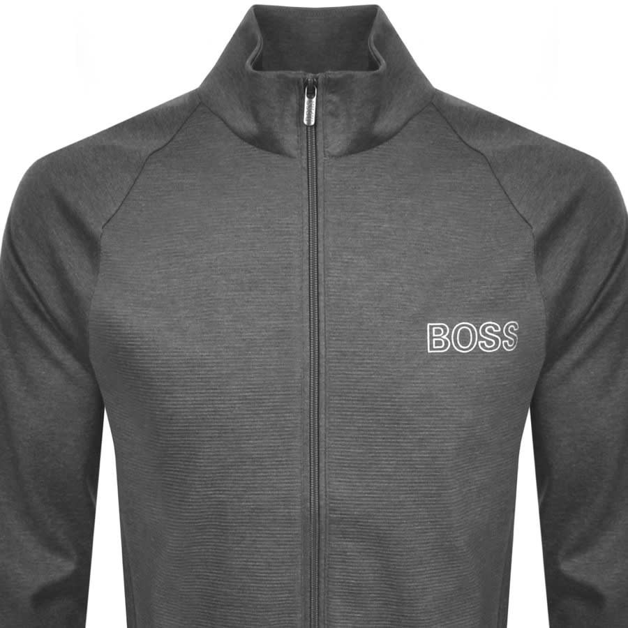 Alternative Image for ProductBOSS Bodywear Full Zip Sweatshirt Grey2